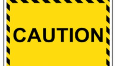 Caution Sign